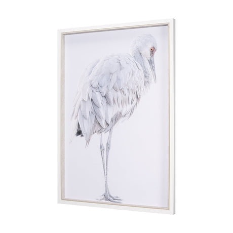 Sandhill Crane II by Chad Mckay a Hand Embelished Textured Framed Photo Art Print by Mercana at Eve Furniture