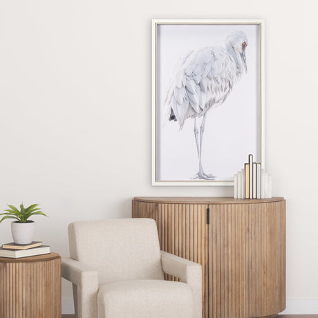 Sandhill Crane II by Chad Mckay a Hand Embelished Textured Framed Photo Art Print by Mercana at Eve Furniture