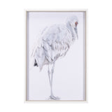 Sandhill Crane II by Chad Mckay a Hand Embelished Textured Framed Photo Art Print by Mercana at Eve Furniture