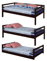 Sandler Cappuccino Twin Triple Bunk Bed