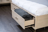 Sandnes Transitional Light Oak 5-Piece Queen Bedroom Set by Furniture of America at Eve Furniture