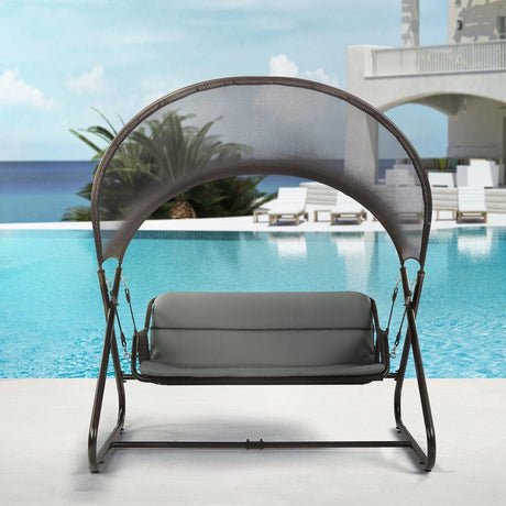 Sandor Black Swing Chair by Furniture of America at Eve Furniture