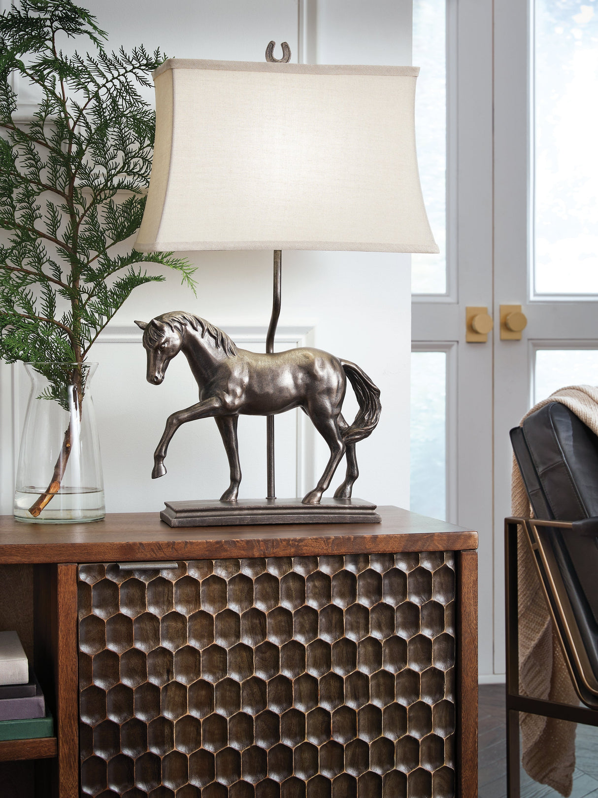 Sandorman Bronze Finish Table Lamp by Ashley at Eve Furniture
