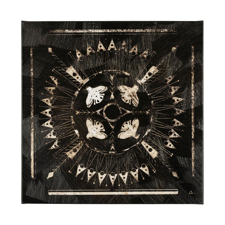Sandpainting-Ink I by Chad Mackay a Hand Embellished Textured Canvas by Mercana at Eve Furniture