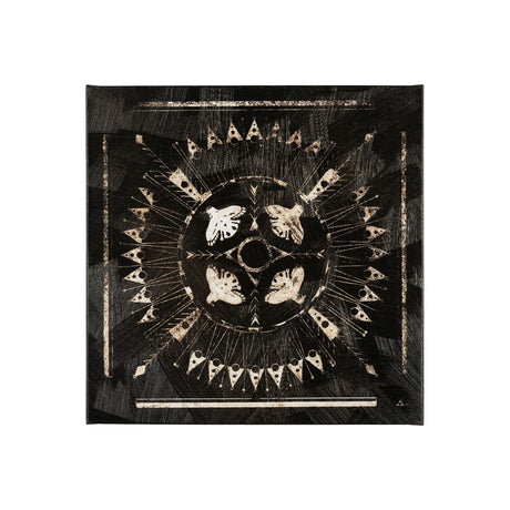 Sandpainting-Ink I by Chad Mackay a Hand Embellished Textured Canvas by Mercana at Eve Furniture