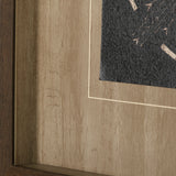 Sandpainting-Ink I by Mercana Studio a Hand Embellished Textured Framed Art Print Matted under Glass by Mercana at Eve Furniture