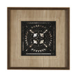 Sandpainting-Ink I by Mercana Studio a Hand Embellished Textured Framed Art Print Matted under Glass by Mercana at Eve Furniture