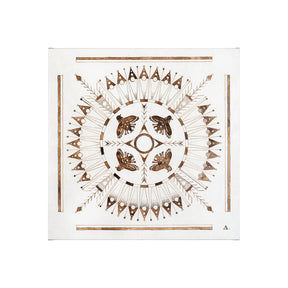 Sandpainting-Watercolor I by Chad Mackay a Hand Embellished Textured Canvas by Mercana at Eve Furniture