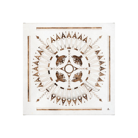 Sandpainting-Watercolor I by Chad Mackay a Hand Embellished Textured Canvas by Mercana at Eve Furniture