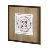 Sandpainting-Watercolor I by Mercana Studio Hand Embellished Framed Art Print Matted under Glass by Mercana at Eve Furniture