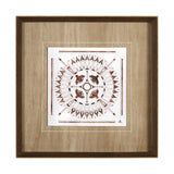Sandpainting-Watercolor I by Mercana Studio Hand Embellished Framed Art Print Matted under Glass by Mercana at Eve Furniture