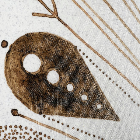Sandpainting-Watercolor II by Chad Mackay a Hand Embellished Textured Canvas by Mercana at Eve Furniture