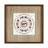 Sandpainting-Watercolor II by Mercana Studio Hand Embellished Framed Art Print Matted under Glass by Mercana at Eve Furniture