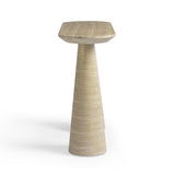 Sandra Faux Travertine Indoor/Outdoor Console Table by TOV Furniture at Eve Furniture