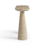 Sandra Faux Travertine Indoor/Outdoor Console Table by TOV Furniture at Eve Furniture