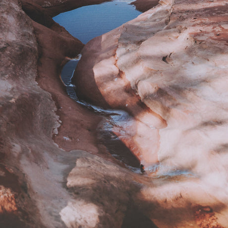 Sandstone in Sedona by Kelly Frere FramedPhoto Print Matted under Glass by Mercana at Eve Furniture
