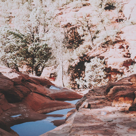 Sandstone in Sedona by Kelly Frere FramedPhoto Print Matted under Glass by Mercana at Eve Furniture