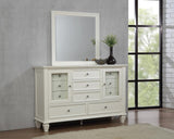 Sandy Beach White 11-Drawer Rectangular Dresser