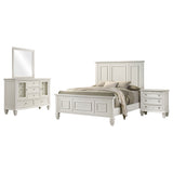 Sandy Beach 4-Piece Queen Bedroom Set with High Headboard by Coaster at Eve Furniture