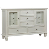 Sandy Beach 4-Piece Queen Bedroom Set with High Headboard by Coaster at Eve Furniture