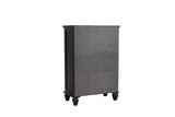 Sandy Beach Black 5-Drawer Chest