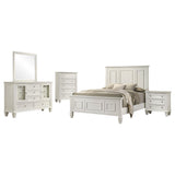 Sandy Beach 5-Piece Queen Bedroom Set with High Headboard by Coaster at Eve Furniture