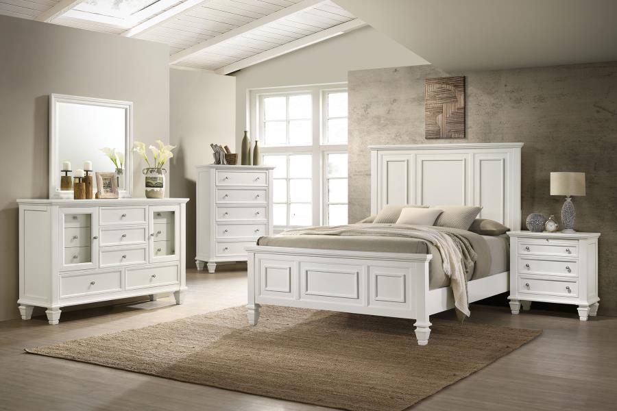 Sandy Beach 5-Piece Queen Bedroom Set with High Headboard by Coaster at Eve Furniture