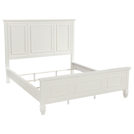 Sandy Beach Cream White 4-Piece California King Bedroom Set by Coaster at Eve Furniture