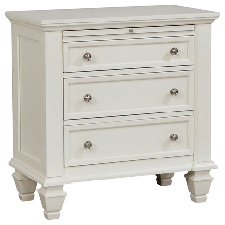 Sandy Beach Cream White 5-Piece Eastern King Bedroom Set by Coaster at Eve Furniture