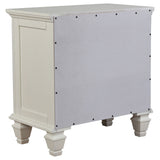 Sandy Beach Cream White 5-Piece Eastern King Bedroom Set by Coaster at Eve Furniture
