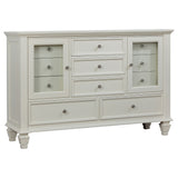 Sandy Beach Cream White 5-Piece Eastern King Bedroom Set by Coaster at Eve Furniture