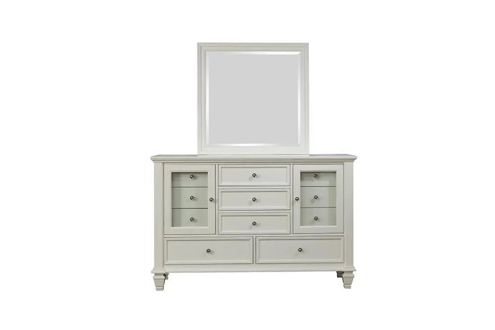 Sandy Beach White 11-Drawer Rectangular Dresser by Coaster at Eve Furniture