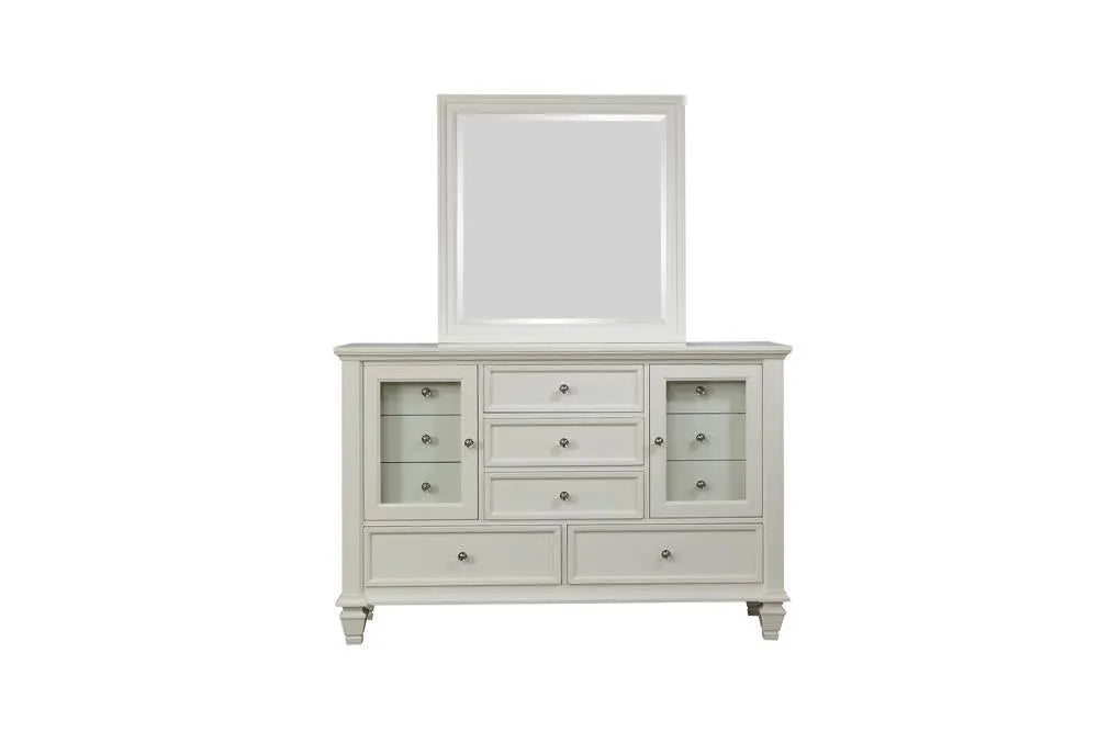 Sandy Beach White 11-Drawer Rectangular Dresser by Coaster at Eve Furniture