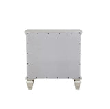 Sandy Beach White 3-Drawer Nightstand by Coaster at Eve Furniture