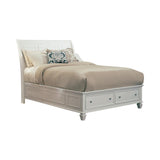 Sandy Beach White Eastern King Storage Sleigh Bed by Coaster at Eve Furniture