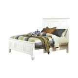 Sandy Beach White Queen Panel Bed with High Headboard by Coaster at Eve Furniture