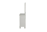 Sandy Beach White Rectangular Mirror by Coaster at Eve Furniture
