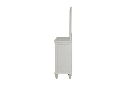 Sandy Beach White Rectangular Mirror by Coaster at Eve Furniture