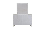 Sandy Beach White Rectangular Mirror by Coaster at Eve Furniture