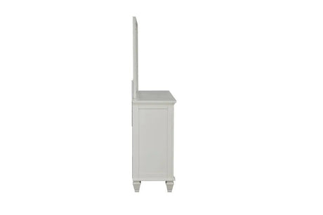 Sandy Beach White Rectangular Mirror by Coaster at Eve Furniture