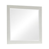 Sandy Beach White Rectangular Mirror by Coaster at Eve Furniture