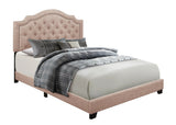 Sandy Beige King Upholstered Bed by Homelegance at Eve Furniture
