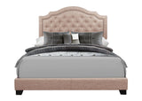 Sandy Beige Queen Upholstered Bed by Homelegance at Eve Furniture