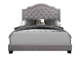 Sandy Gray Full Upholstered Bed by Homelegance at Eve Furniture