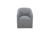 Sandy Grey Rolling Dining Chair