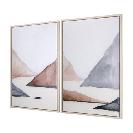 Sandy Land I by Mercana Studio a Hand Embellished Textured Framed Canvas by Mercana at Eve Furniture