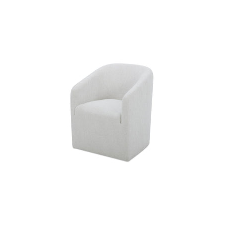 Sandy Off-White Rolling Dining Chair by MOES at Eve Furniture