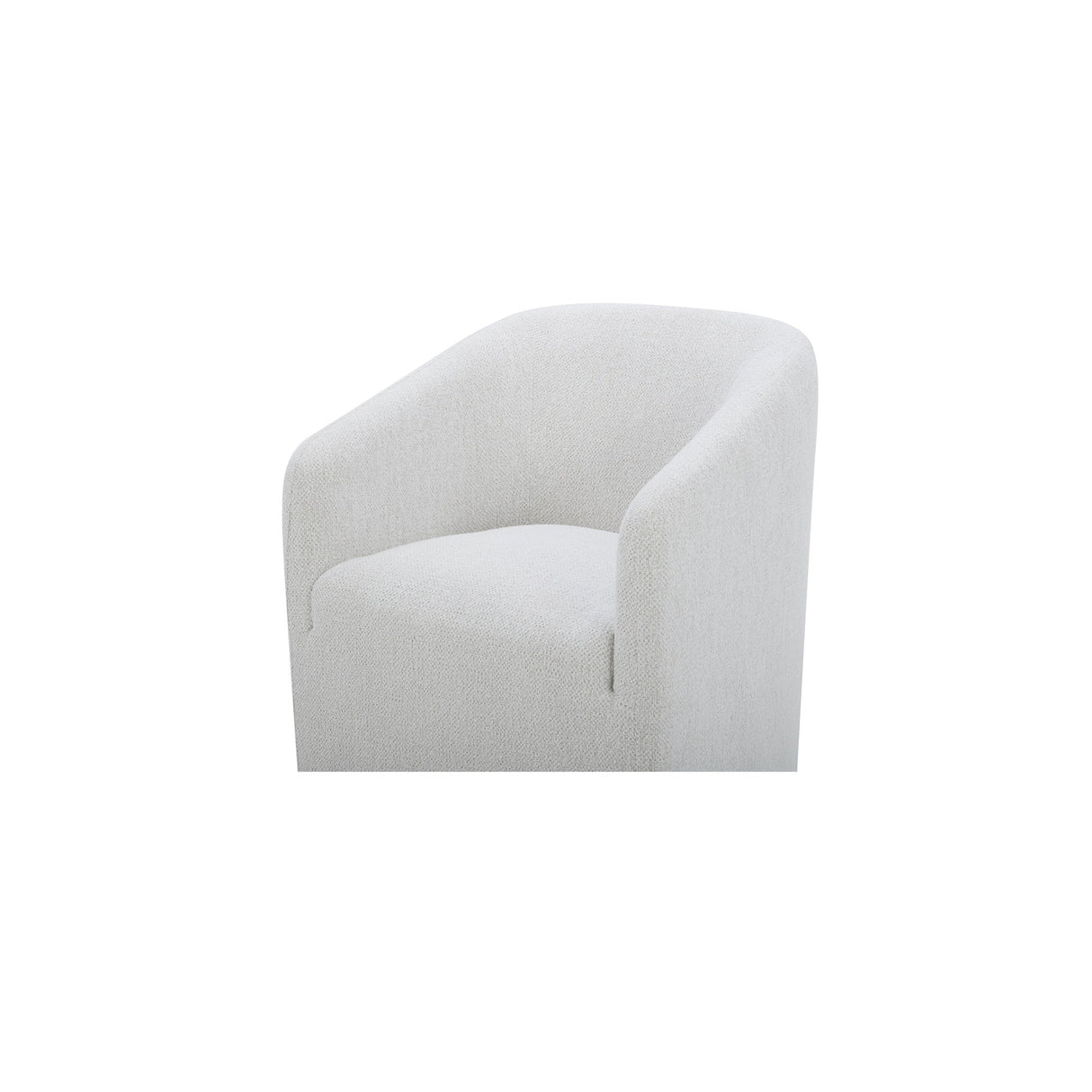 Sandy Off-White Rolling Dining Chair by MOES at Eve Furniture