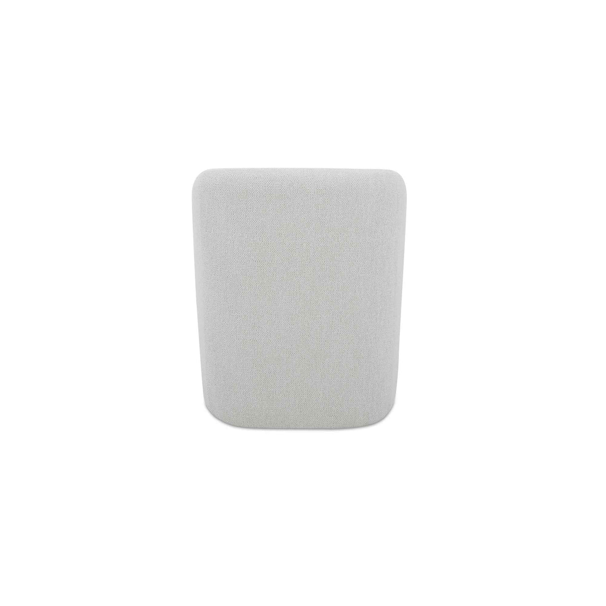 Sandy Off-White Rolling Dining Chair by Moe's Home at Eve Furniture