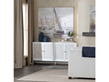 Sandy Shores White/Cream Four-Door Sideboard by Crestview at Eve Furniture